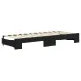 Sofá cama nido terciopelo negro 80x200 cm de vidaXL, Camas y somieres - Ref: Foro24-3197298, Precio: 239,98 €, Descuento: %