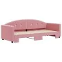 Sofá cama nido terciopelo rosa 80x200 cm de vidaXL, Camas y somieres - Ref: Foro24-3197297, Precio: 243,36 €, Descuento: %