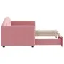 Sofá cama nido terciopelo rosa 80x200 cm de vidaXL, Camas y somieres - Ref: Foro24-3197297, Precio: 243,36 €, Descuento: %