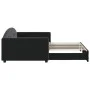 Sofá cama nido terciopelo negro 100x200 cm de vidaXL, Camas y somieres - Ref: Foro24-3197312, Precio: 268,70 €, Descuento: %