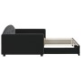 Sofá cama nido terciopelo negro 100x200 cm de vidaXL, Camas y somieres - Ref: Foro24-3197312, Precio: 274,65 €, Descuento: %