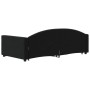 Sofá cama nido terciopelo negro 100x200 cm de vidaXL, Camas y somieres - Ref: Foro24-3197312, Precio: 274,65 €, Descuento: %