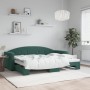 Sofá cama nido terciopelo verde oscuro 80x200 cm de vidaXL, Camas y somieres - Ref: Foro24-3197296, Precio: 246,11 €, Descuen...