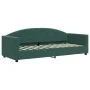 Dark green velvet trundle sofa bed 80x200 cm by vidaXL, Beds and slatted bases - Ref: Foro24-3197296, Price: 242,42 €, Discou...