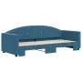 Sofá cama nido terciopelo azul 80x200 cm de vidaXL, Camas y somieres - Ref: Foro24-3197293, Precio: 239,63 €, Descuento: %