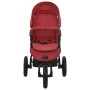 Cochecito de bebé de acero rojo de vidaXL, Cochecitos de bebé - Ref: Foro24-10263, Precio: 236,94 €, Descuento: %