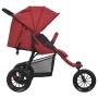 Cochecito de bebé de acero rojo de vidaXL, Cochecitos de bebé - Ref: Foro24-10263, Precio: 236,94 €, Descuento: %