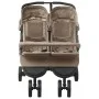 Taupegrauer Manschettenknopf-Kinderwagen aus Stahl von vidaXL, Kinderwagen - Ref: Foro24-10243, Preis: 302,55 €, Rabatt: %
