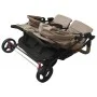 Taupegrauer Manschettenknopf-Kinderwagen aus Stahl von vidaXL, Kinderwagen - Ref: Foro24-10243, Preis: 302,55 €, Rabatt: %