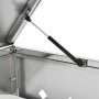 Cobertizo contenedor de basura individual acero inoxidable 240L