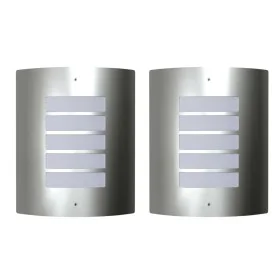 2 Außenwandleuchten, Wandleuchten aus Edelstahl von vidaXL, Außenbeleuchtung - Ref: Foro24-160162, Preis: 42,18 €, Rabatt: %