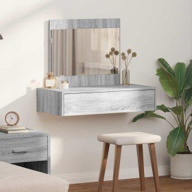 Mesa de tocador Gris 83 x 40 x 70 cm Madera contrachapada