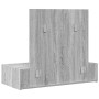 Mesa de tocador Gris 83 x 40 x 70 cm Madera contrachapada