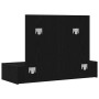 Mesa de tocador Negro 100 x 40 x 70 cm Madera contrachapada