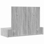 Mesa de tocador Gris 100 x 40 x 70 cm Madera contrachapada