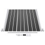JSet of black WPC fence panels 965x(105-186) cm by vidaXL, fence panels - Ref: Foro24-3070441, Price: 1,00 €, Discount: %