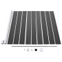 JSet of black WPC fence panels 965x(105-186) cm by vidaXL, fence panels - Ref: Foro24-3070441, Price: 1,00 €, Discount: %