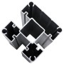 JSet of black WPC fence panels 965x(105-186) cm by vidaXL, fence panels - Ref: Foro24-3070441, Price: 1,00 €, Discount: %