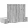 Mesa de tocador Gris 100 x 40 x 70 cm Madera contrachapada