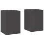 Soportes para plantas 2 pcs Negro 24 x 24 x 35 cm Acero