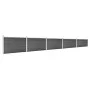 Set of black WPC fence panels 872x105 cm by vidaXL, fence panels - Ref: Foro24-3070450, Price: 865,94 €, Discount: %
