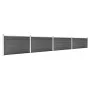 Black WPC Fence Panel Set 699x105 cm by vidaXL, fence panels - Ref: Foro24-3070449, Price: 650,30 €, Discount: %