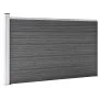 Black WPC Fence Panel Set 699x105 cm by vidaXL, fence panels - Ref: Foro24-3070449, Price: 650,30 €, Discount: %