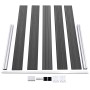 Black WPC Fence Panel Set 699x105 cm by vidaXL, fence panels - Ref: Foro24-3070449, Price: 588,28 €, Discount: %