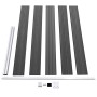 Black WPC Fence Panel Set 699x105 cm by vidaXL, fence panels - Ref: Foro24-3070449, Price: 588,28 €, Discount: %