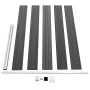 Black WPC Fence Panel Set 699x105 cm by vidaXL, fence panels - Ref: Foro24-3070449, Price: 650,30 €, Discount: %