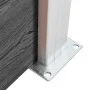 Black WPC fence panel set 526x105 cm by vidaXL, fence panels - Ref: Foro24-3070448, Price: 496,71 €, Discount: %