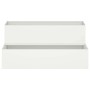 Maceta para Jardín Blanco 100 x 60 x 45 cm Acero
