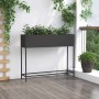Jardinera Elevada Negro 100 x 26 x 82 cm Acero en Maceteros y jardineras | Comprar online en Foro24