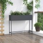 Jardinera Elevada Antracita 100 x 26 x 82 cm Acero en Maceteros y jardineras | Comprar online en Foro24