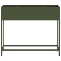 Jardinera Elevada Verde oliva 100 x 26 x 82 cm Acero en Maceteros y jardineras | Comprar online en Foro24
