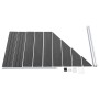 Black WPC fence panel set 1484x(105-186) cm by vidaXL, fence panels - Ref: Foro24-3070444, Price: 1,00 €, Discount: %