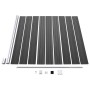 Black WPC fence panel set 1484x(105-186) cm by vidaXL, fence panels - Ref: Foro24-3070444, Price: 1,00 €, Discount: %