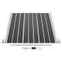 Black WPC Fence Panel Set 1138x(105-186) cm by vidaXL, fence panels - Ref: Foro24-3070442, Price: 1,00 €, Discount: %