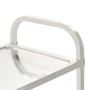 2-stufiger Küchenwagen aus Edelstahl, 96,5 x 55 x 90 cm von vidaXL, Küchen- und Speisewagen - Ref: Foro24-50912, Preis: 102,4...