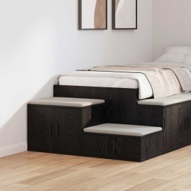 Armario de almacenamiento Roble negro 118 x 41 x 40 cm