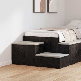 Armario de almacenamiento Roble negro 108 x 41 x 40 cm en Mesitas de noche | Comprar online en Foro24