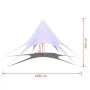 Star Garden Pavilion hexagonal gazebo 14 m by vidaXL, Tents and gazebos - Ref: Foro24-40707, Price: 246,99 €, Discount: %