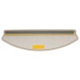 Felpudos para escaleras 15 unidades 65x24x4 cm gris topo