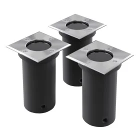 Square garden floor lamps 3 units by vidaXL, Outdoor lighting - Ref: Foro24-40394, Price: 39,85 €, Discount: %