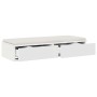 Cajones de cama Blanco 90 x 36.5 x 16.5 cm Madera contrachapada