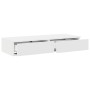 Cajones de cama Blanco 90 x 36.5 x 16.5 cm Madera contrachapada