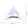 Star Garden Pavilion hexagonal gazebo 10 m by vidaXL, Tents and gazebos - Ref: Foro24-40705, Price: 160,78 €, Discount: %