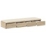 Cajones de cama con cajón Roble Sonoma 120 x 36.5 x 16.5 cm