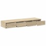 Cajones de cama con cajón Roble Sonoma 120 x 36.5 x 16.5 cm