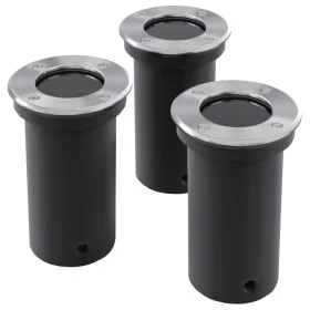 3 pcs round garden ground recessed LED spotlights by vidaXL, Outdoor lighting - Ref: Foro24-40393, Price: 43,84 €, Discount: %